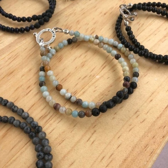 Amazonite the Stone of Intuition Bracelet - Picture 3 of 6